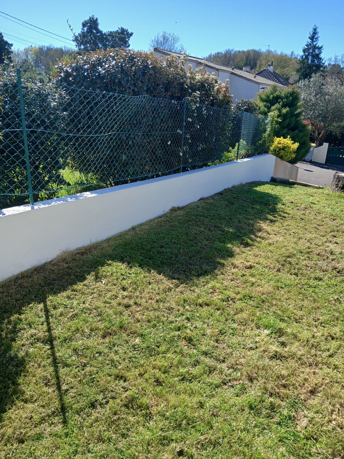 Peinture muret apres
