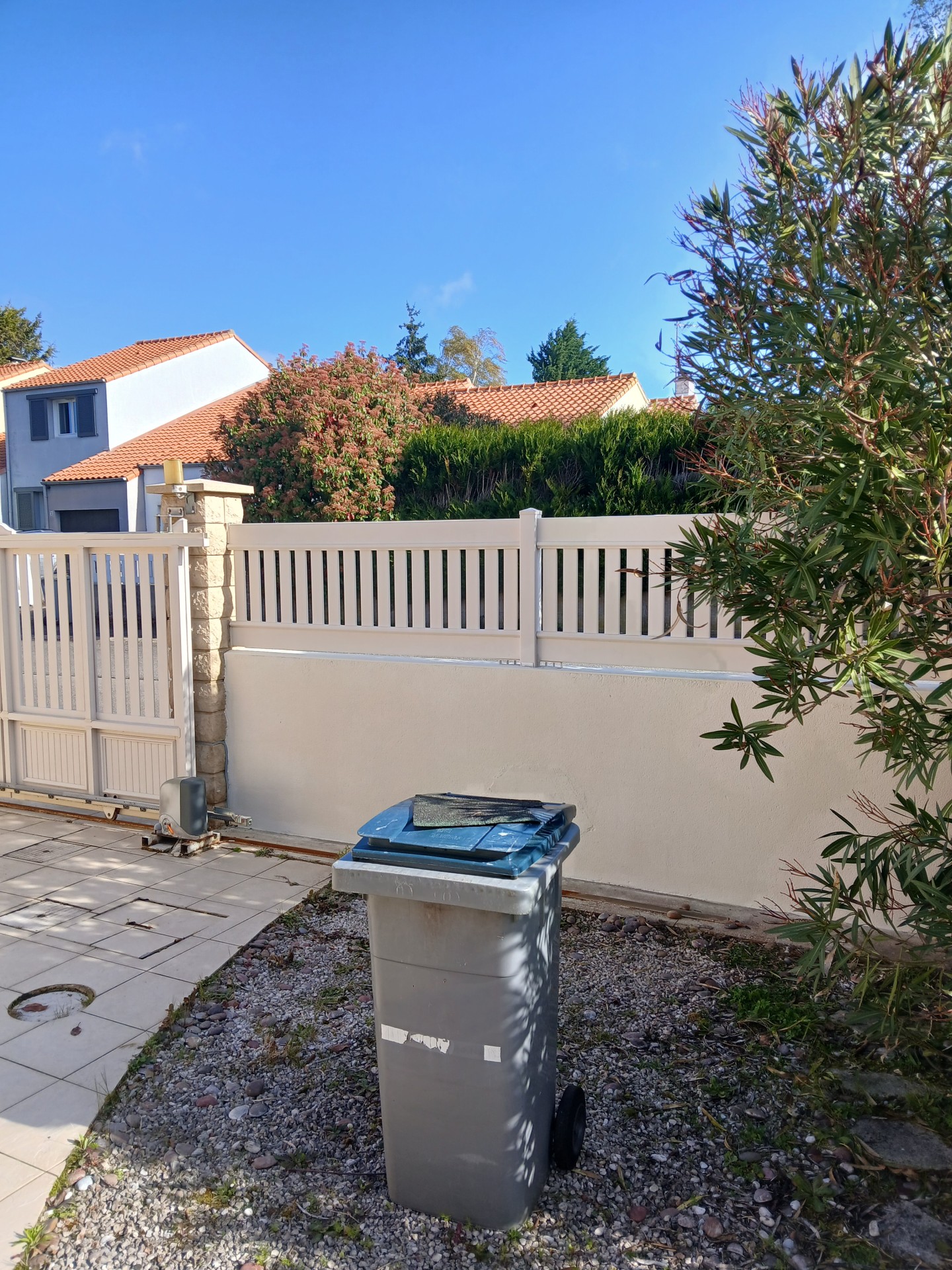 Peinture muret interieur apres