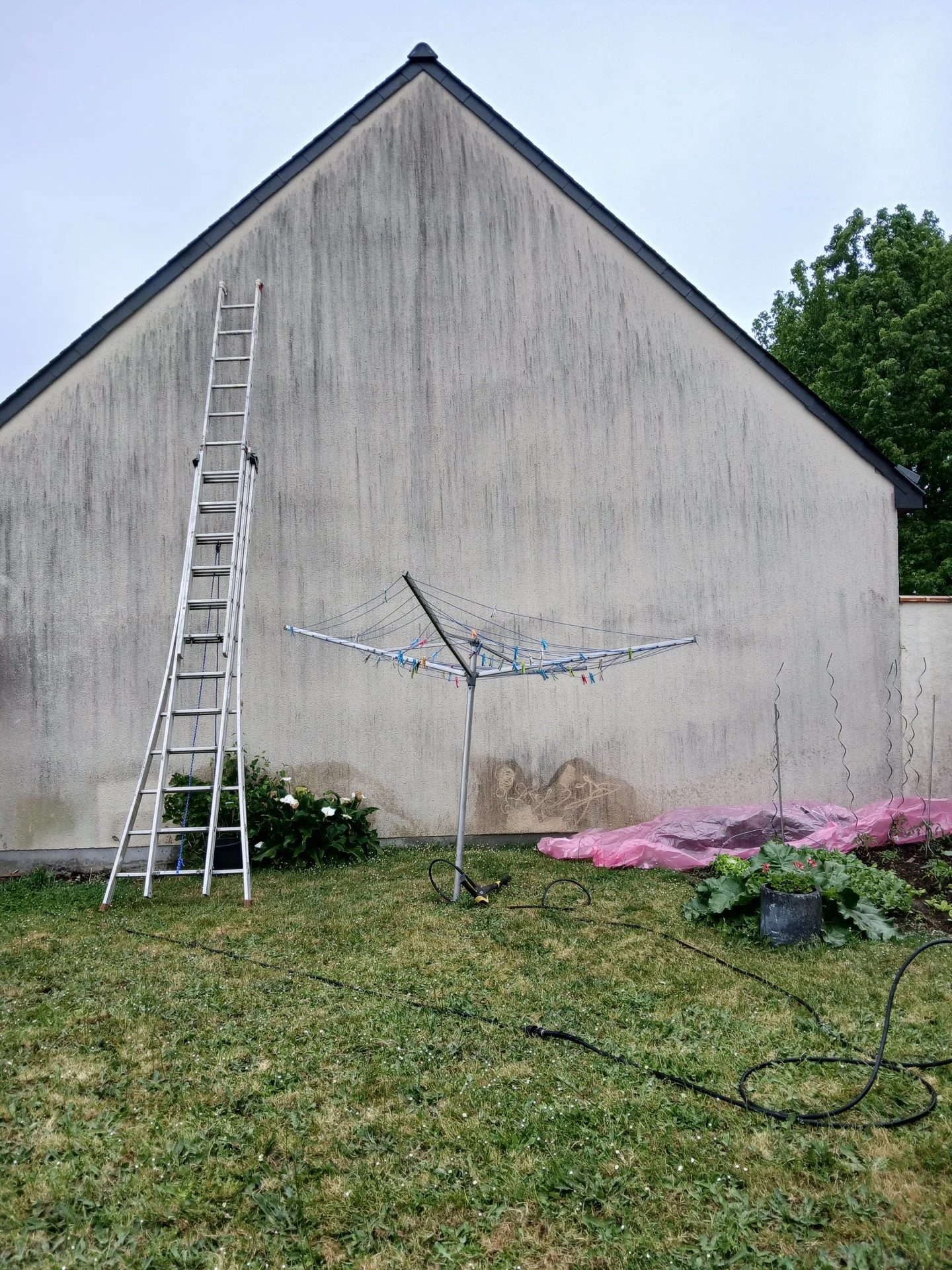 Peinture pignon avant